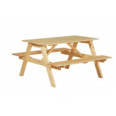 Садовый стол из массива сосны - Пикник 90